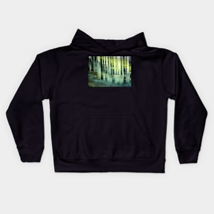 Abstract Green Trees Kids Hoodie